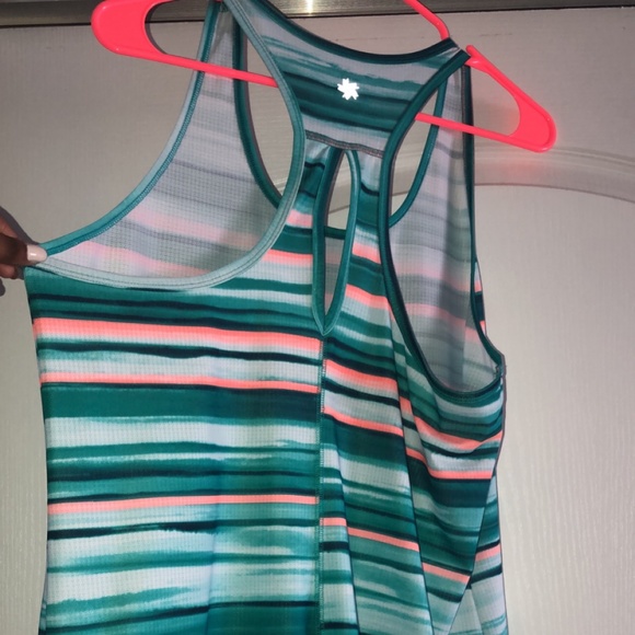 Striped Athletic Racerback Tank - Picture 6 of 6